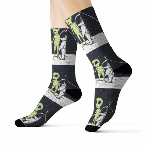 Sick Socks – Alien Selfie
