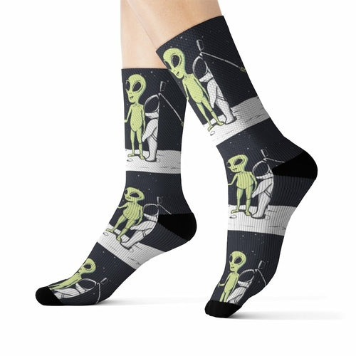 Sick Socks – Alien Selfie