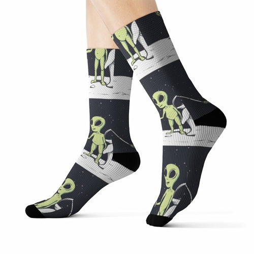 Sick Socks – Alien Selfie