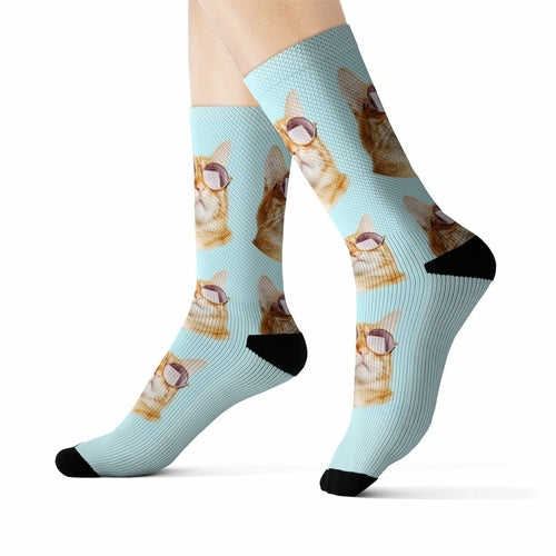 Sick Socks – Chat Lunettes