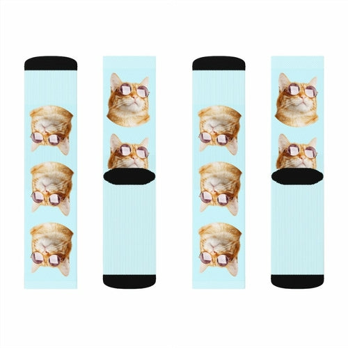 Sick Socks – Chat Lunettes